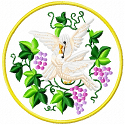 Flowers And Tree Embroidery Design 6